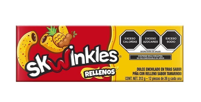 Skwinkles rellenos Sabor Piña