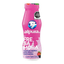 Yoghurt Alpura Fresa & Mora  Deslactosado 220g